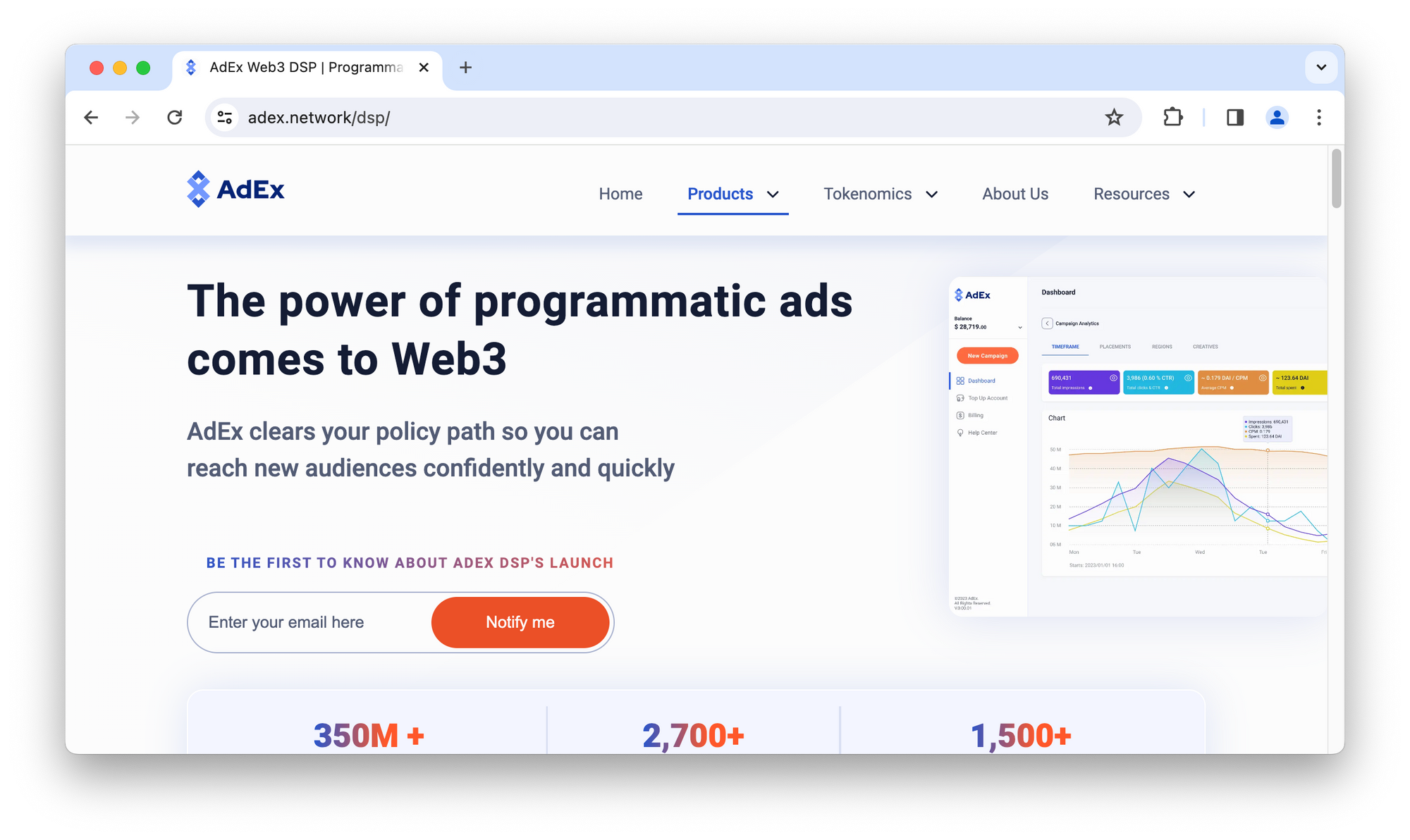 AdEx — a Web3-native advertising platoform