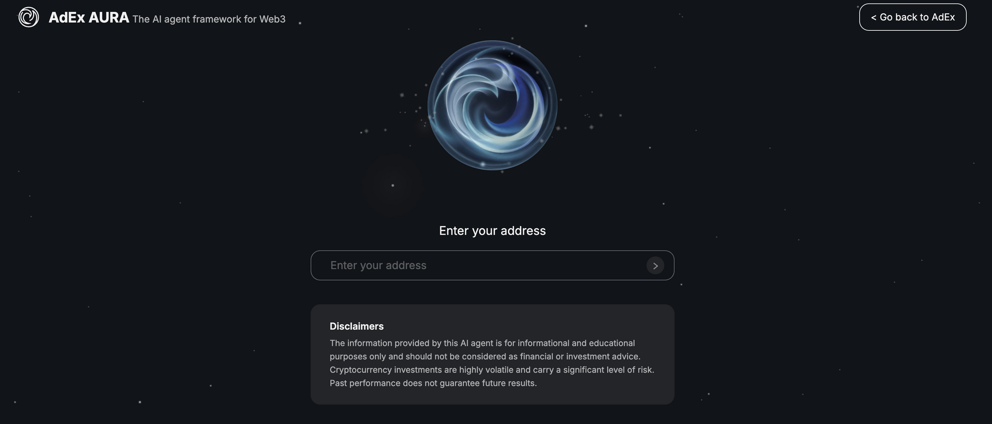AdEx AURA demo