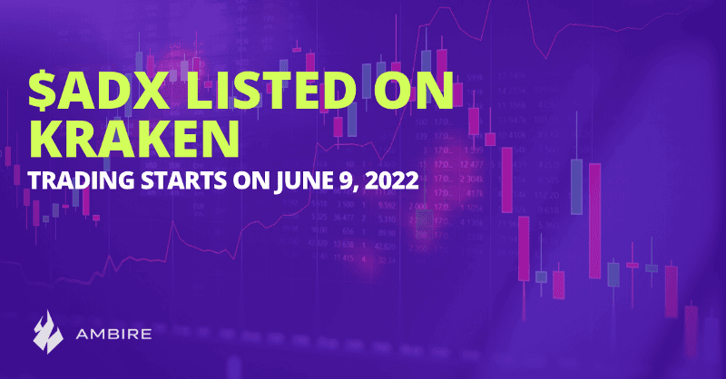 $ADX Listed on Kraken