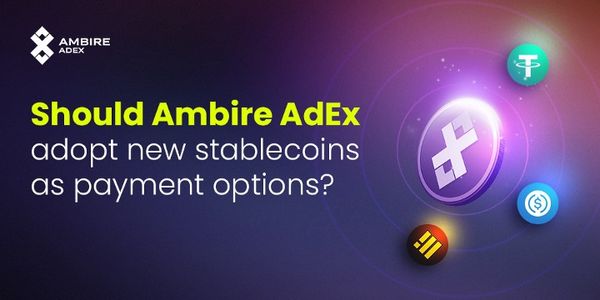 Ambire AdEx Governance Vote: New Stablecoins as Payment Options