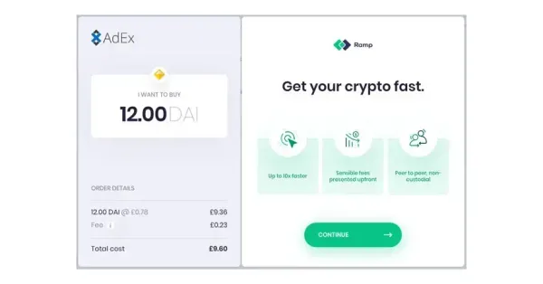 AdEx Integrates Ramp Network’s fiat onramp — advertisers can now pay in fiat