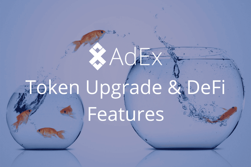 Token upgrade and DeFi features